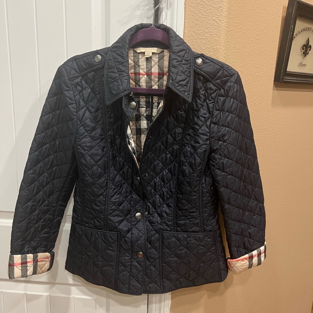 Burberry Black Quilted Jacket
